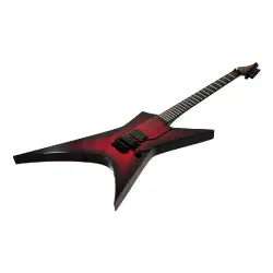 Solar XF1.6Dismember 6 Telli Elektro Gitar (Flame Wine Burst Gloss) - 3