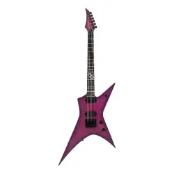 Solar XF1.6FPB 6 Telli Elektro Gitar (Flame Purple Burst Matte) - 1
