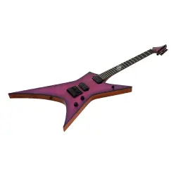 Solar XF1.6FPB 6 Telli Elektro Gitar (Flame Purple Burst Matte) - 3