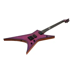 Solar XF1.6FPB 6 Telli Elektro Gitar (Flame Purple Burst Matte) - 3