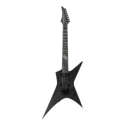 Solar XF1.7FB+ 7 Telli Elektro Gitar (Flame Black Matte) - 1