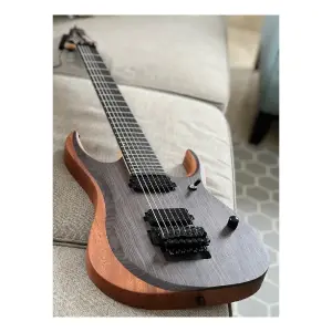 Soloking ELS-7 FR Natural Floyd Rose 7 Telli Elektro Gitar - 1
