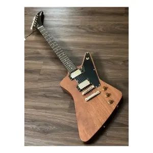 Soloking EX 1958 Mahogany Tribute Walnut Gold Hardware Elektro Gitar - 1