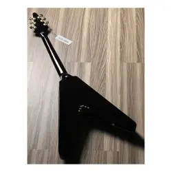 Soloking FV Custom Black Beauty Gold Hardware Jescar Elektro Gitar - 4