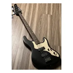 Soloking MJ-1 Classic Bass Roasted Maple Neck Black Metallic Elektro Bas Gitar - 2