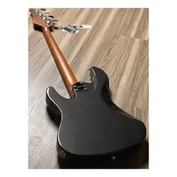 Soloking MJ-1 Classic Bass Roasted Maple Neck Black Metallic Elektro Bas Gitar - 4