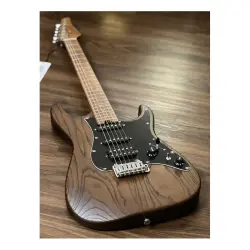Soloking MS-1 Classic Ash Torched Black Rosewood Neck Elektro Gitar - 7