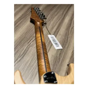 Soloking MS-1 Classic Flat Top FMN Roasted Flame Maple Neck Jeans Pacific Blue Elektro Gitar - 7