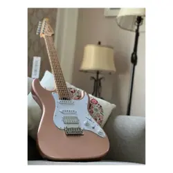 Soloking MS-1 Classic MKII Roasted Maple FB Midnight Rose Gold Nafiri Special Run Elektro Gitar - Soloking Guitars