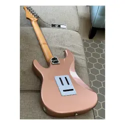 Soloking MS-1 Classic MKII Roasted Maple FB Midnight Rose Gold Nafiri Special Run Elektro Gitar - 5