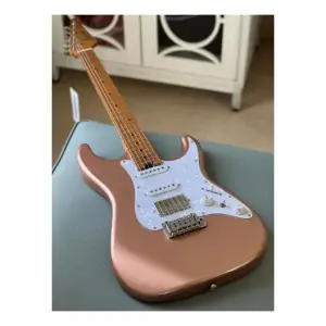 Soloking MS-1 Classic MKII Roasted Maple FB Midnight Rose Gold Nafiri Special Run Elektro Gitar - 6