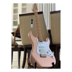 Soloking MS-1 Classic MKII Roasted Maple FB Midnight Rose Gold Nafiri Special Run Elektro Gitar - 7