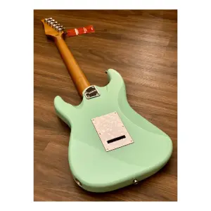 Soloking MS-1 Classic MKII Roasted Maple FB Seafoam Green Elektro Gitar - 3