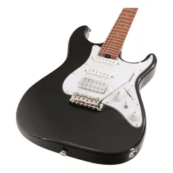 Soloking MS-1 Classic Roasted Maple FB Metallic Black Elektro Gitar - 3