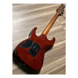 Soloking MS-1 Custom 22 HSS Flat Top Fire Wakesurf Rosewood FB Jescar Elektro Gitar - 5