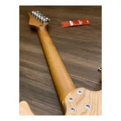 Soloking MS-1 Custom 22 HSS FM Flat Top Honeyburst Rosewood Neck Elektro Gitar - 6