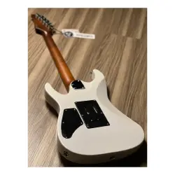 Soloking MS-1 Custom 24 HH MKII Roasted Maple FB Pearl White Metallic Elektro Gitar - 5