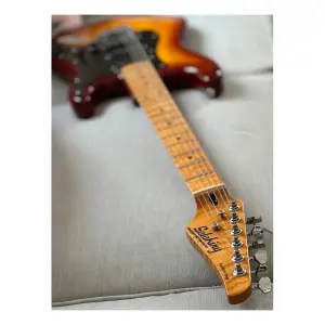 Soloking MS-1 FM Artisan Flame Maple Neck Honeyburst Nafiri Special Run Jescar Elektro Gitar - 6