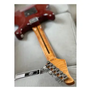 Soloking MS-1 FM Artisan Flame Maple Neck Honeyburst Nafiri Special Run Jescar Elektro Gitar - 7