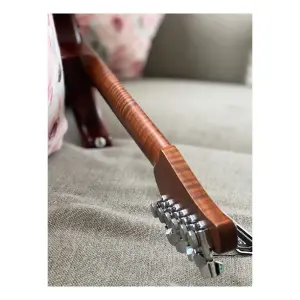 Soloking MS-1 FM Artisan Roasted Flame Maple Neck Caramel Nafiri Special Run Elektro Gitar - 5