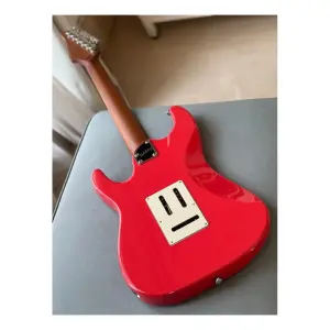 Soloking MS-11 Classic MKII Roasted Maple FB Fiesta Red Elektro Gitar - 5