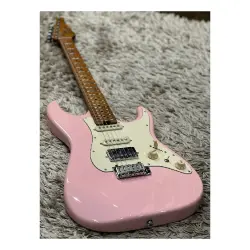 Soloking MS-11 Classic MKII Roasted Maple FB Shell Pink Elektro Gitar - Soloking Guitars