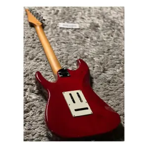 Soloking MS-11 Classic MKII Roasted Maple FB Transparent Red 5A Flame Top Nafiri Special Run Elektro Gitar - 4