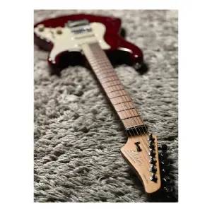 Soloking MS-11 Classic MKII Roasted Maple FB Transparent Red 5A Flame Top Nafiri Special Run Elektro Gitar - 5