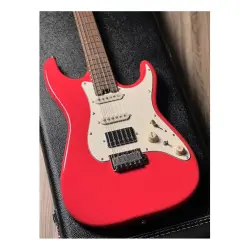 Soloking MS-11 Classic MKII Rosewood FB Fiesta Red Elektro Gitar - 3