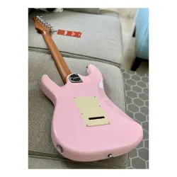 Soloking MS-11 Classic MKII Rosewood FB Shell Pink Elektro Gitar - 2