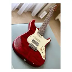 Soloking MS-11 Classic MKII Rosewood FB Transparent Red 5A Flame Top Nafiri Special Run Elektro Gitar - 2