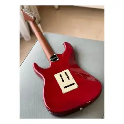 Soloking MS-11 Classic MKII Rosewood FB Transparent Red 5A Flame Top Nafiri Special Run Elektro Gitar - 4
