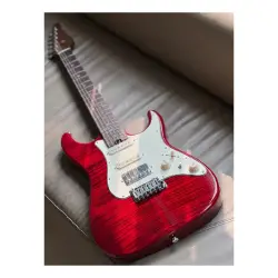Soloking MS-11 Classic MKII Rosewood FB Transparent Red 5A Flame Top Nafiri Special Run Elektro Gitar - 5