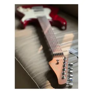 Soloking MS-11 Classic MKII Rosewood FB Transparent Red 5A Flame Top Nafiri Special Run Elektro Gitar - 6