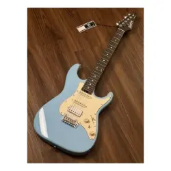 Soloking MS-11 Classic One Piece Rosewood Neck Daphne Blue Nafiri Special Run Elektro Gitar - 4