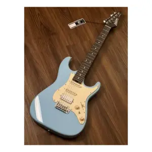 Soloking MS-11 Classic One Piece Rosewood Neck Daphne Blue Nafiri Special Run Elektro Gitar - 4