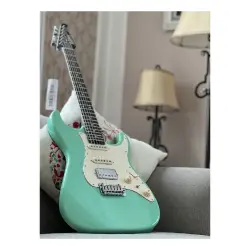 Soloking MS-11 Classic One Piece Rosewood Neck Surf Green Nafiri Special Run Elektro Gitar - Soloking Guitars