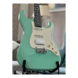 Soloking MS-11 Classic One Piece Rosewood Neck Surf Green Nafiri Special Run Elektro Gitar - 4