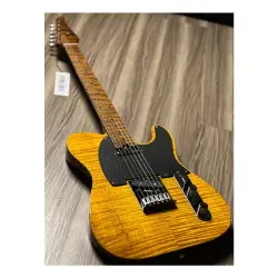 Soloking MT-1 FM 22 Artisan Roasted Flame Maple Neck Amber Elektro Gitar - Soloking Guitars