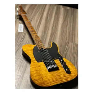 Soloking MT-1 FM 22 Artisan Roasted Flame Maple Neck Amber Elektro Gitar - 1