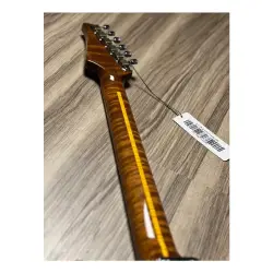 Soloking MT-1 FM 22 Artisan Roasted Flame Maple Neck Amber Elektro Gitar - 7