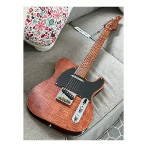 Soloking MT-1 FM Artisan Roasted Flame Neck Caramel Nafiri Special Run Elektro Gitar - 3