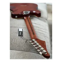 Soloking MT-1 FM Artisan Roasted Flame Neck Caramel Nafiri Special Run Elektro Gitar - 7