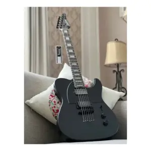 Soloking MT-1 Modern HH 24 Satin Black Matte Nafiri Special Run Elektro Gitar - 1