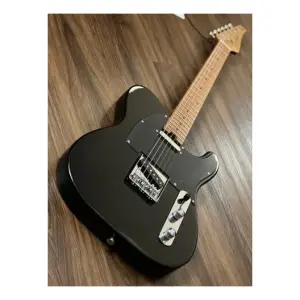 Soloking MT-1 Vintage MKII Roasted Maple Neck Black Elektro Gitar - 3