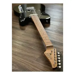 Soloking MT-1 Vintage MKII Roasted Maple Neck Black Elektro Gitar - 5