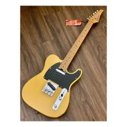 Soloking MT-1 Vintage MKII Roasted Maple Neck Butterscotch Blonde Elektro Gitar - 2