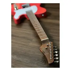 Soloking MT-1 Vintage MKII Roasted Maple Neck Fiesta Red Elektro Gitar - 5
