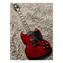 Soloking SG61 Transparent Red Cherry Elektro Gitar - 2