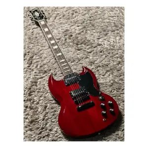 Soloking SG61 Transparent Red Cherry Elektro Gitar - 2